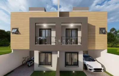 Sobrado com 3 dormitórios à venda, 223 m² por r$ 639.000 - xaxim - curitiba/pr