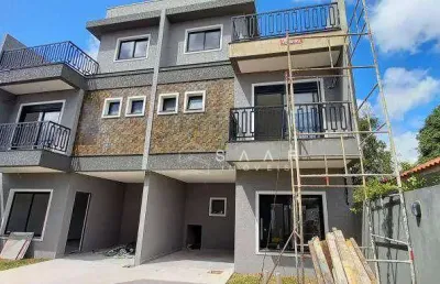Sobrado com 3 dormitórios à venda, 122 m² por r$ 675.000 - uberaba - curitiba/pr