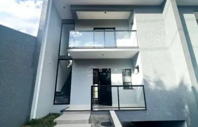 Sobrado com 3 dormitórios à venda, 179 m² por r$ 850.000 - boneca do iguaçu - são josé dos pinhais/pr