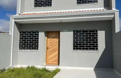 Sobrado com 3 dormitórios sendo 01 suite  à venda, 90 m² por r$ 430.000 - costeira - são josé dos pinhais/pr