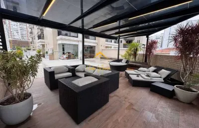 Apartamento com 2 quartos à venda na rua bahia, 190, gonzaga, santos, 155 m2 por r$ 1.490.000