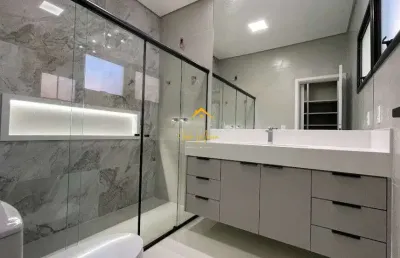 Casa em condomínio fechado com 3 quartos à venda na rua márcio josé battistuci, 1, loteamento park gran reserve, indaiatuba, 153 m2 por r$ 1.450.000