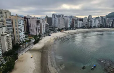 Apartamento a venda na praia das astúrias, frente ao mar, 02 dormitórios, com lazer e 03 vagas de garagem