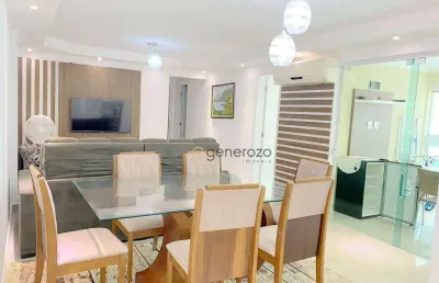 Apartamento com 03 dormitórios,varanda gourmet, 02 vagas, lazer
