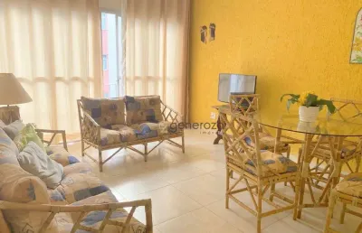 Apartamento na praia das astúrias,  02 dormitórios, 01 vaga