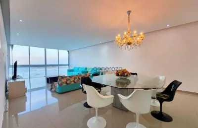 Apartamento frente à praia, 04 suítes, 01 vaga, pitangueiras