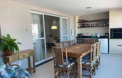 Apartamento para venda na praia das astúrias, 03 dormitórios, varanda gourmet, 02 vagas de garagem e lazer no prédio