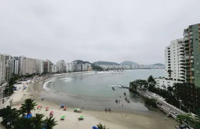 Apartamento a venda na praia das astúrias, frente ao mar, 02 dormitórios, com garagem e lazer