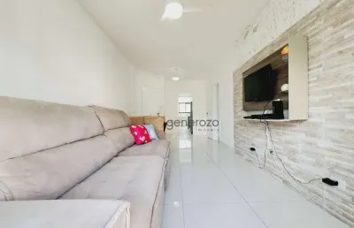 Apartameno a venda na praia das astúrias, 02 dormitórios, com garagem e lazer