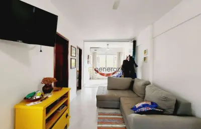 Apartamento a venda na praia das astúrias, 01 dormitório, com 01 vaga de garagem