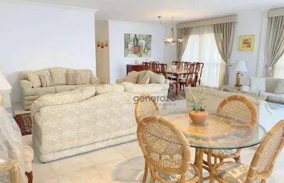 Apartamento á venda na praia das pitangueiras, 03 dormitórios, 01 vaga de garagem., frente ao mar.
