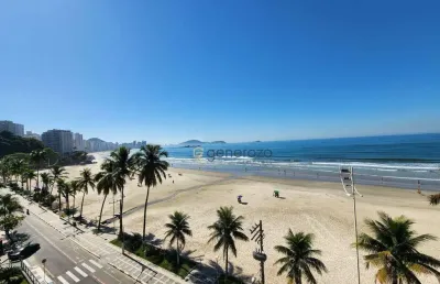 Apartamento a venda na praia das astúrias, frente ao mar, 03 suítes, 02 vagas de garagem, lazer no condomínio