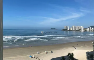 Apartamento à venda na praia das pitangueiras, frente ao mar, 03 dormitórios, 01 vaga