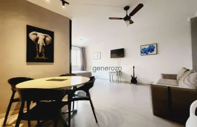 Apartamento tipo studio a venda na praia das pitangueiras, com garagem, a 02 quadras da praia