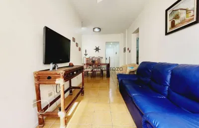 Apartamento a venda na praia das astúrias, 02 dormitórios, com 01 vaga de garagem