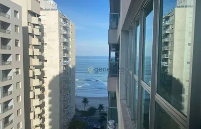 Apartamento à venda na praia das pitangueiras, 04 dormitórios, 02 vagas, lazer e vista para o mar