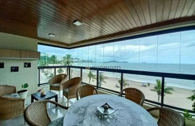 Apartamento com 4 dormitórios à venda, 220 m² por r$ 2.200.000,00 - astúrias - guarujá/sp