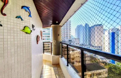 Apartamento com 3 dormitórios à venda, 110 m² por r$ 585.000,00 - astúrias - guarujá/sp