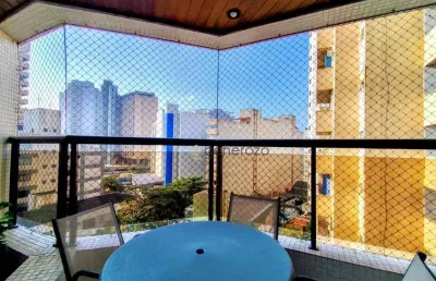 Apartamento á venda na praia das asturias, 03 dormitórios com vaga de garagem