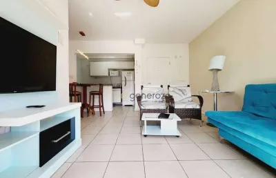 Apartamento a venda na praia das pitangueiras, 02 dormitórios, varanda gourmet, 02 vagas de garagem e lazer