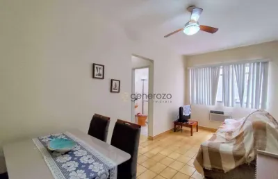 Apartamento á venda na praia da astúrias, 02 dormitório, 01 vaga de garagem