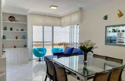 Apartamento com 3 dormitórios à venda, 100 m² por r$ 850.000,00 - praia das pitangueiras - guarujá/sp