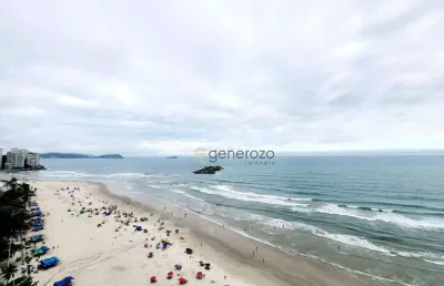 Apartamento a venda na praia das pitangueiras, frente ao mar, 03 dormitórios, 01 vaga de garagem