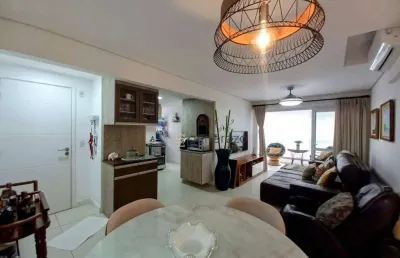 Apartamento com 3 dormitórios à venda, 100 m² por r$ 990.000 - pitangueiras - guarujá/sp