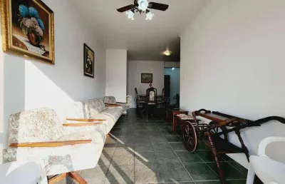 Apartamento a venda na praia das astúrias, 03 dormitórios, com sacada e garagem