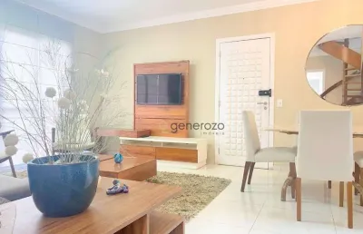 Cobertura duplex na praia das pitangueiras, 03 dormitórios, 02 vagas, próximo à praia