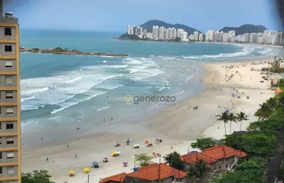 Apartamento a venda na praia das pitangueiras, frente ao mar, 02 dormitórios, com garagem e lazer