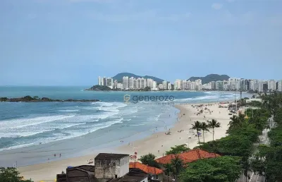 Apartamento a venda na praia das pitangueiras, frente ao mar, 02 dormitórios, garagem e lazer