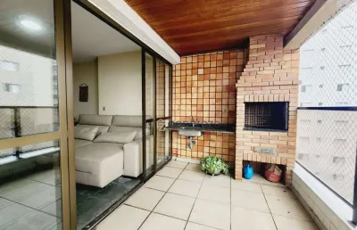 Apartamento a venda na praia das astúrias, 04 dormitórios, varanda gourmet, 01 vaga de garagem