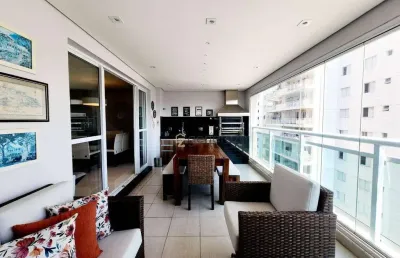 Apartamento a venda na praia das astúrias, varanda gourmet, 03 dormitórios, com lazer completo