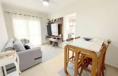 Apartamento na praia das pitangueiras, 01 dormitório, 01 vaga, sacada, próximo à praia