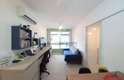 Apartamento com 1 dormitório à venda, 45 m² por r$ 370.000,00 - pitangueiras - guarujá/sp