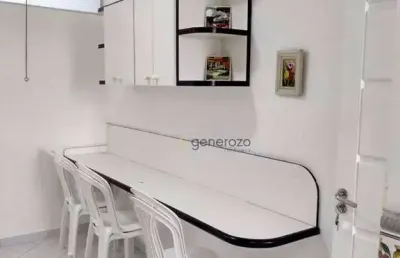 Apartamento a venda na praia das pitangueiras, 01 dormitório, na quadra da praia