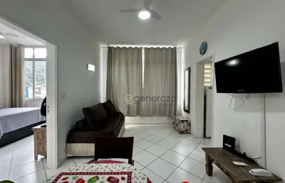 Apartamento a venda na praia das pitangueiras, 01 dormitório, a 02 quadras da praia