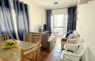 Apartamento na praia das pitangueiras, 01 dormitório, 01 vaga, 01 quadra da praia