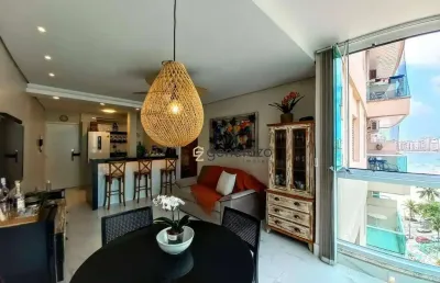 Apartamento com 2 dormitórios à venda, 50 m² por r$ 480.000 - pitangueiras - guarujá/sp
