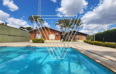 Chácara com casa térrea 410m² piscina área gourmet  - condomínio parque da fazenda - ch7991