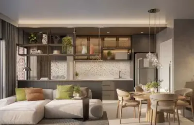 Apartamento com três quartos em itajuba-barra velha