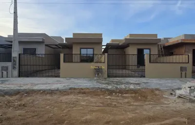 Casa geminada com suíte mais dois quartos em barra velha