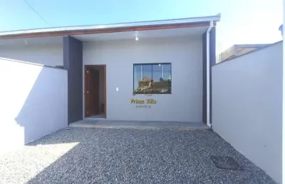 Casa geminada com passagem lateral – centro de araquari