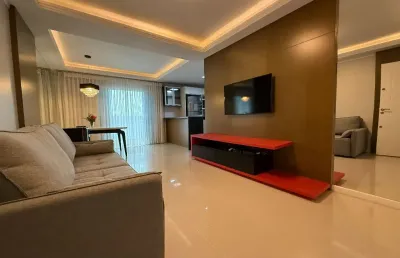 Apartamento com suíte + 2 quartos e 2 vagas de garagens todo mobiliado na divisa entre bom retiro e santo antônio- joinville sc por r$ 745.000,00.