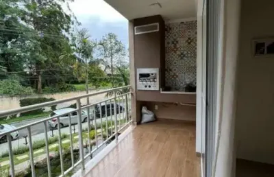 Apartamento com espaço gourmet no jardim floresta  atibaia