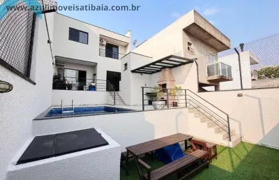 Casa para venda em atibaia, nova cerejeira, 3 dormitórios, 1 suíte, 3 banheiros, 2 vagas