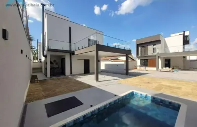 Sobrado moderno em condomínio na nova gardênia, atibaia.