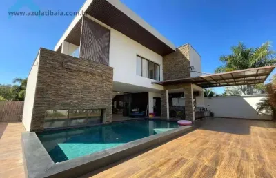 Casa com 4 suítes e piscina no shambala i  atibaia