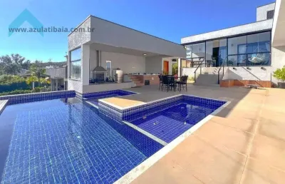 Casa de condomínio semimobiliada em atibaia  serra da estrela